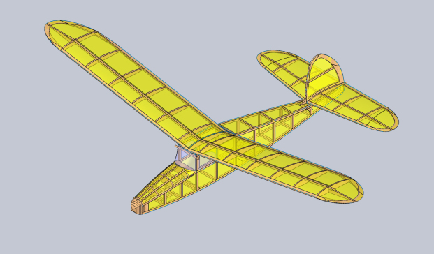 图纸介绍 ：飞机