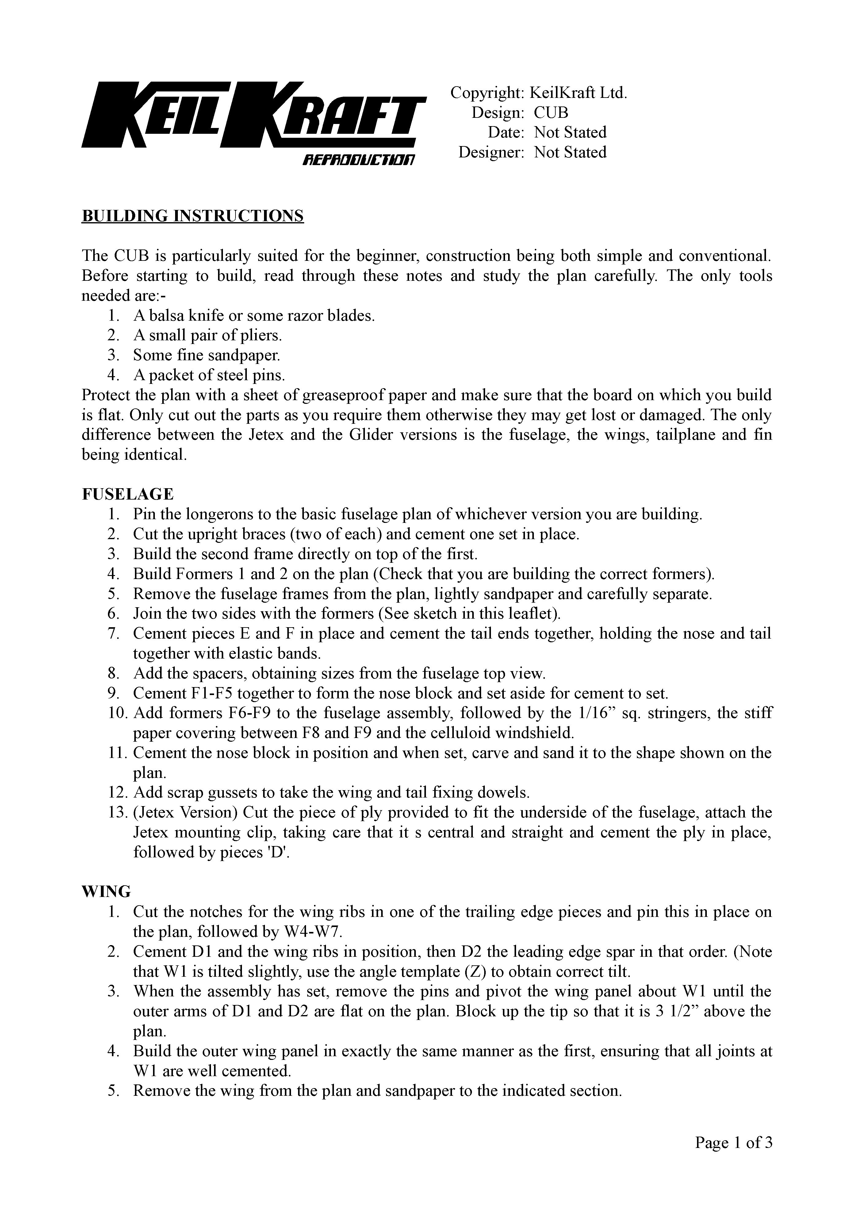 图纸介绍 :飞机