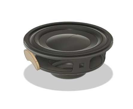 40mm扬声器 3W 4欧姆 对