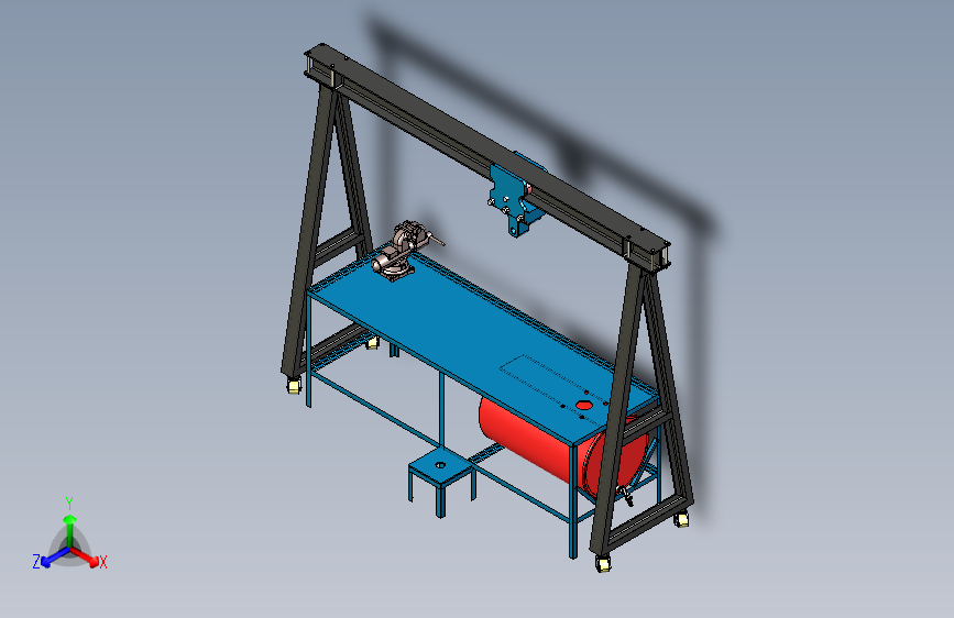 车间液压起重机