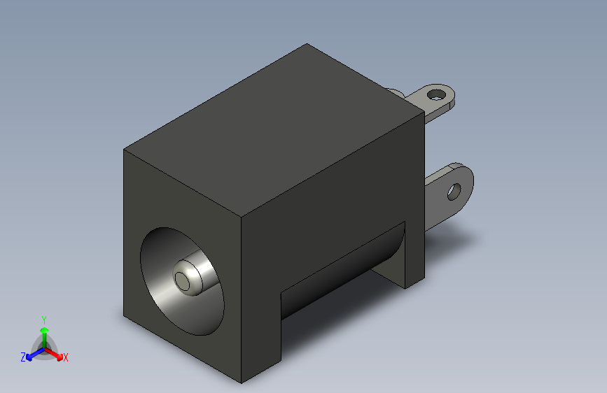 DC-012A 垂直桶形插头连接器