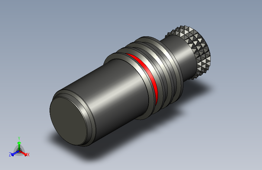 LEMO连接器PHN.FF.304.XLM 主视图