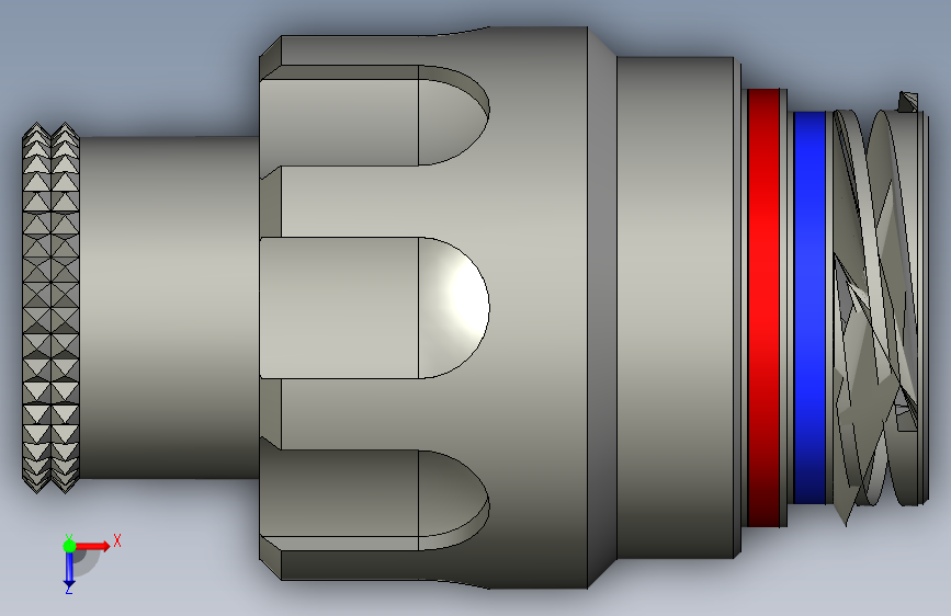 LEMO连接器PHS.1M.307.XLCT 俯视图