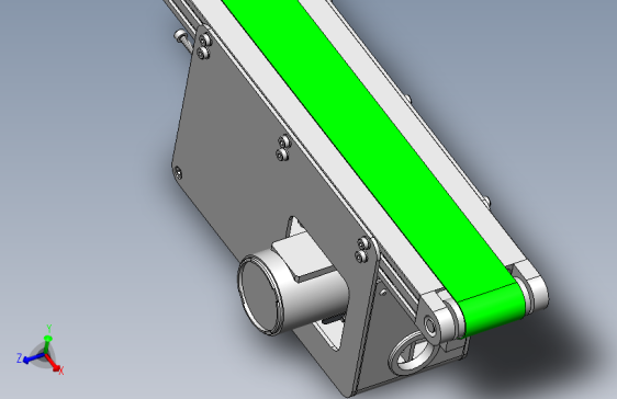 中间驱动型平皮带输送机--164465-5