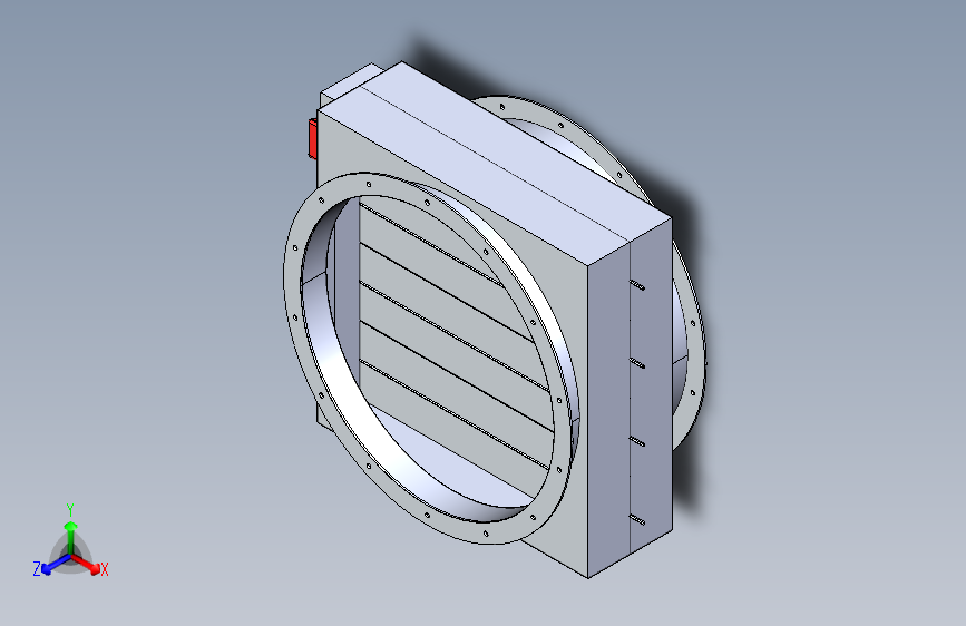 圆形管道D750的排气阀