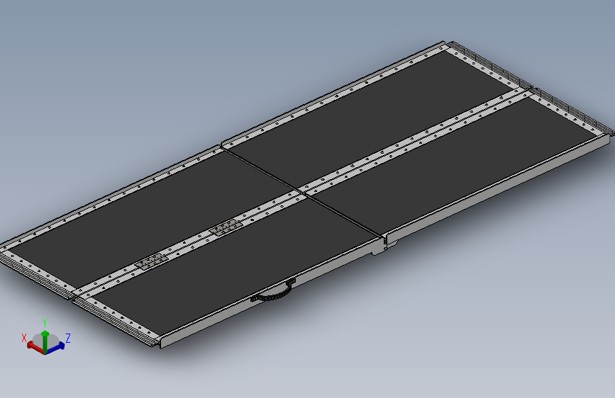 可折叠金属坡道