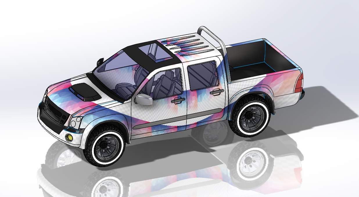 五铃皮卡车模型DMAX