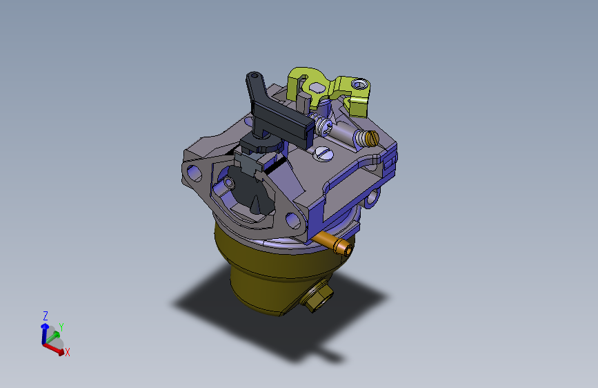 本田G200耕耘机化油器 STP格式