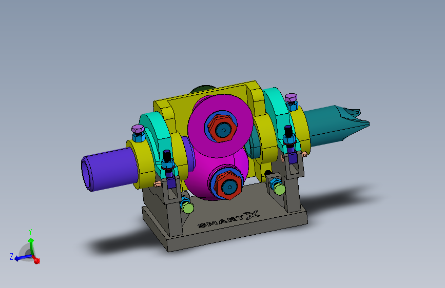 扭转变形导向装置 STP格式