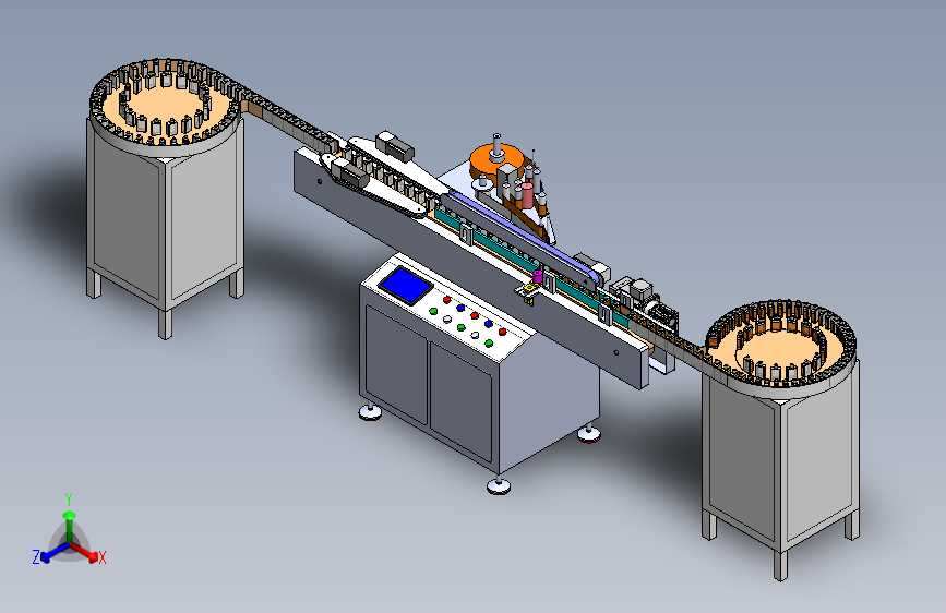 三面矩形瓶贴标机