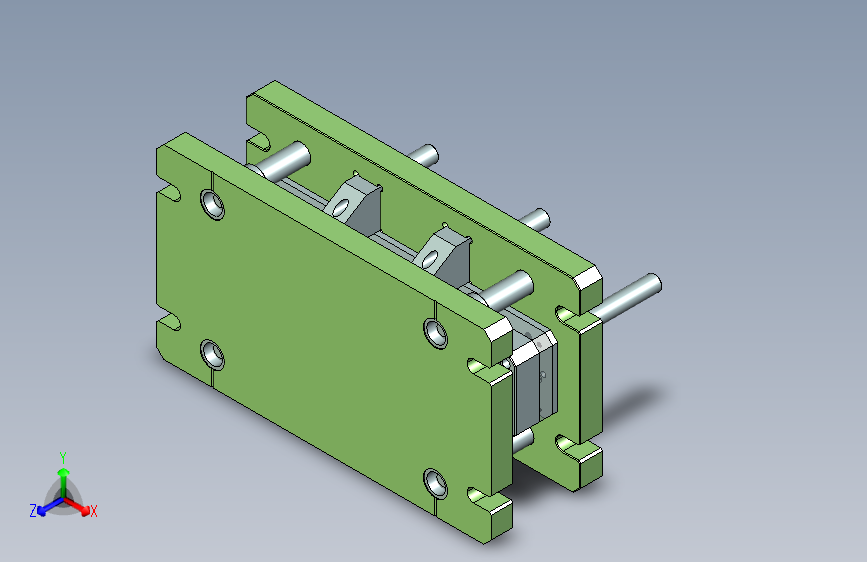 高强钢板成型模