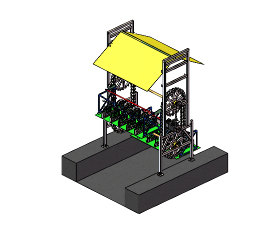 双层摩天轮式自行车场