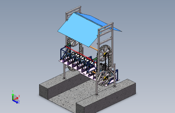 双层摩天轮式自行车场