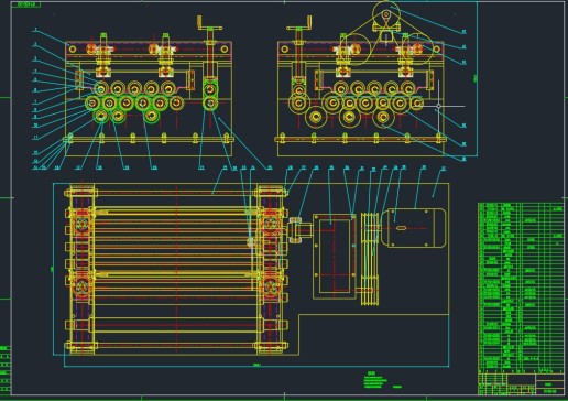 A9 钢板校平机全套图纸