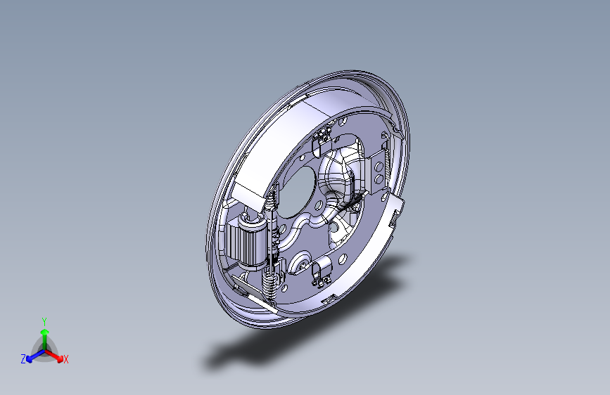 大众鼓式制动器总成