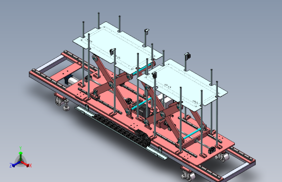 双工位剪刀式提升机