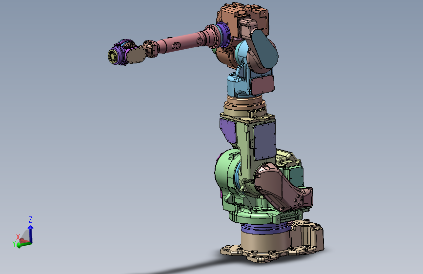 7轴工业机器人  stp