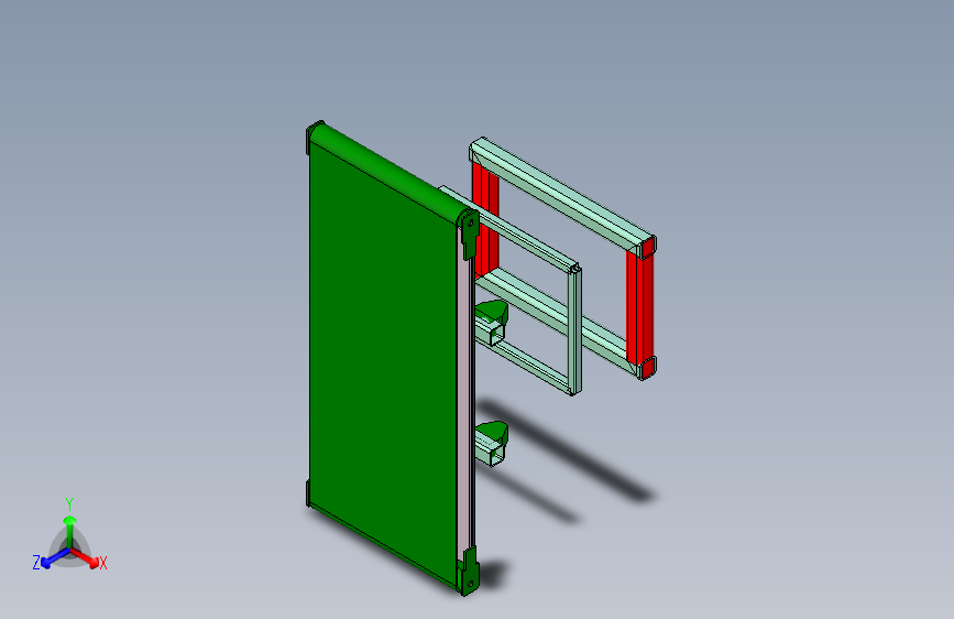 移动式输送机   Catia