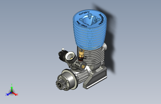 RC 汽车发动机   iges