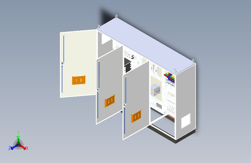 威图柜sw(1)装配2400x600x1800