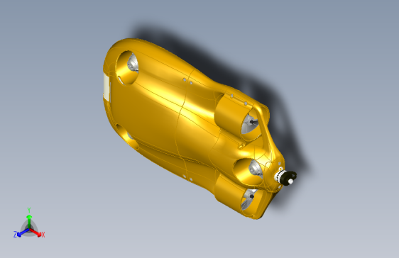 ROV CPS5水下无人机模型