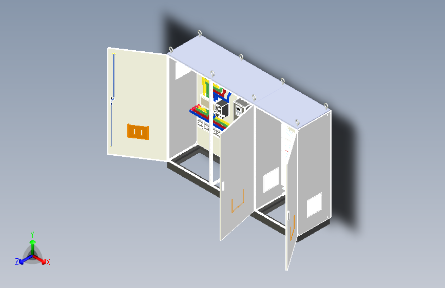 威图柜sw(1)装配柜体PLC软启