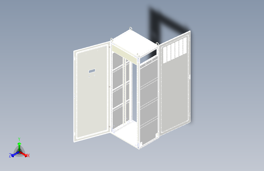 威图柜sw(1)PS2200X800X600总装体