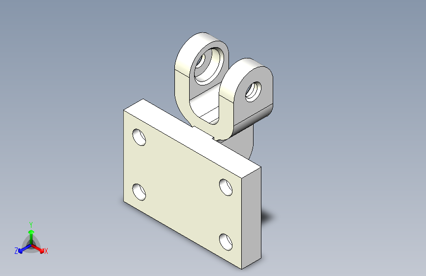 镜向气缸支架xt
