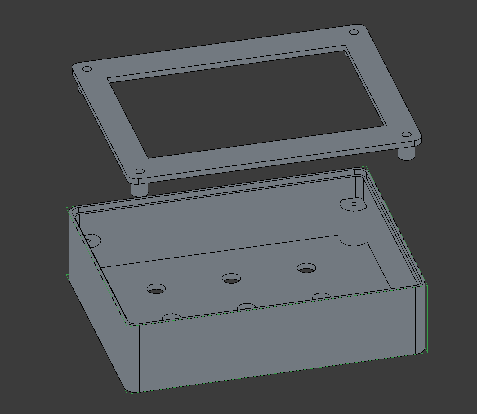 12864显示器外壳