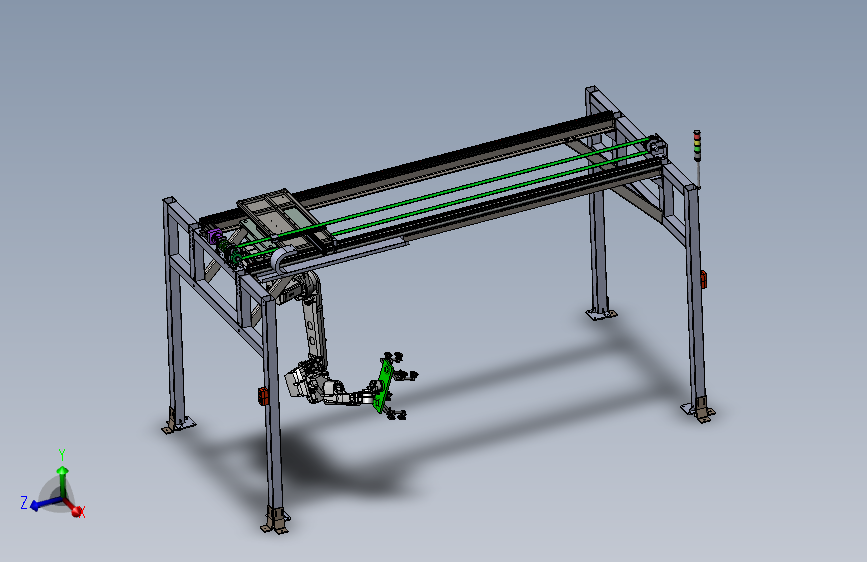 龙门桁架式吸盘取料机械手
