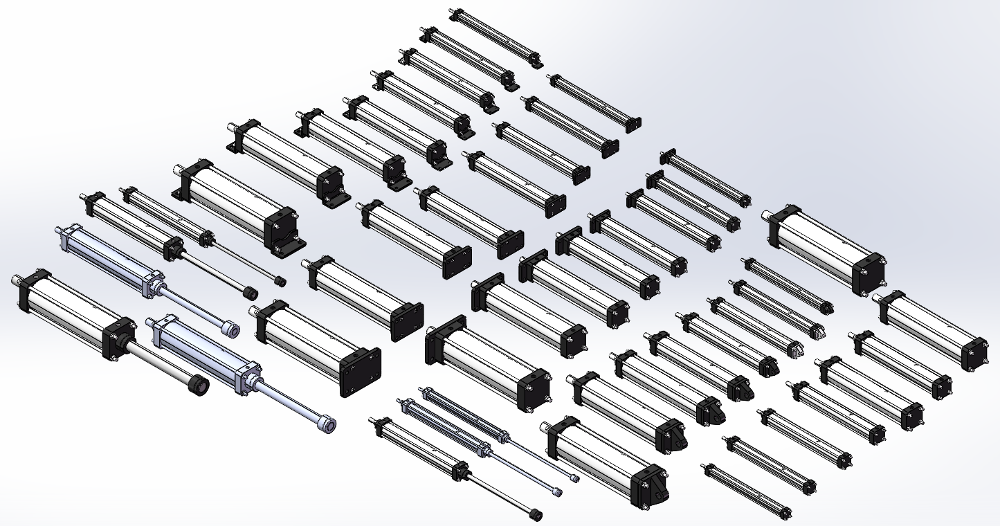 MOB中低压油缸系列 48款