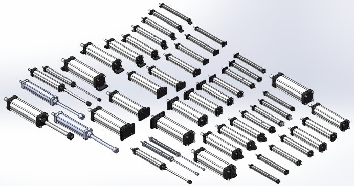 MOB中低压油缸系列 48款
