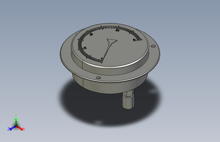 YN系列耐震压力表-Ⅲ型(轴向前边)[YN100-Ⅲ]