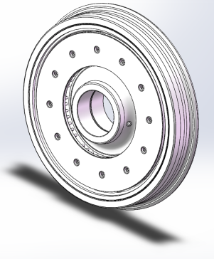 高速动车组车轮装制动盘