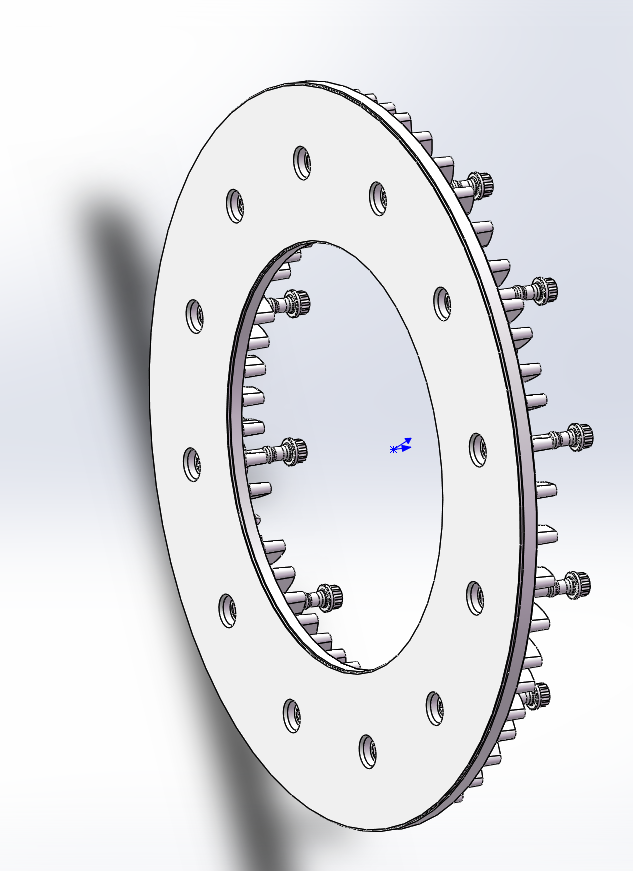高速动车组车轮装制动盘
