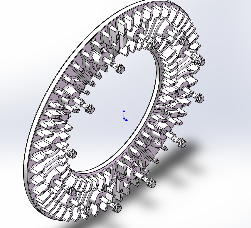 高速动车组车轮装制动盘