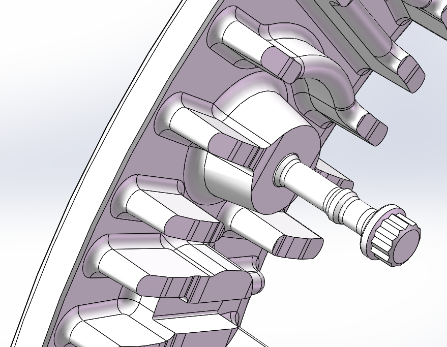 高速动车组车轮装制动盘