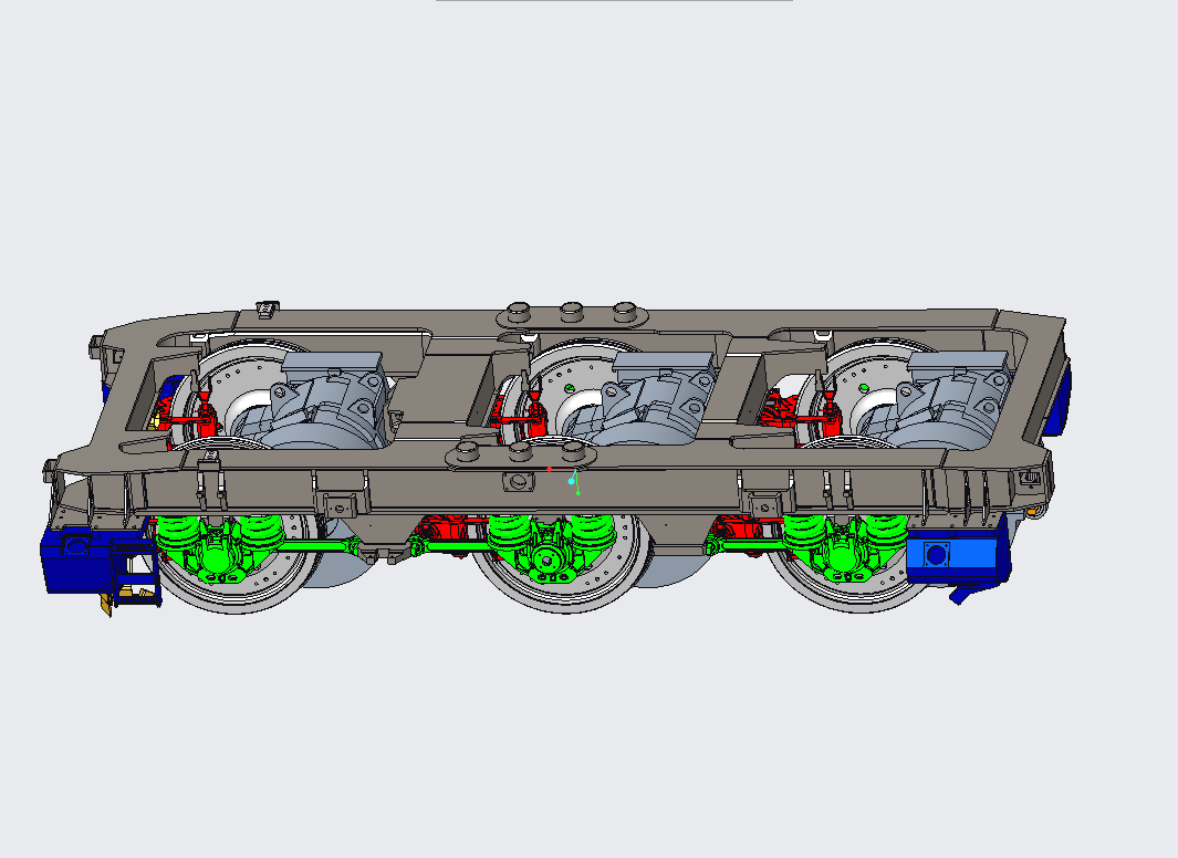 HXD3电力机车转向架SW模型