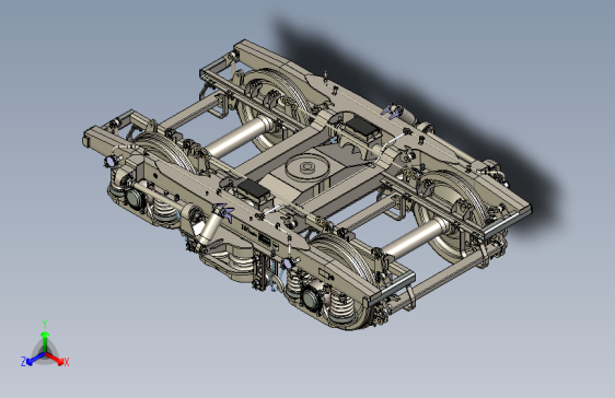214次火车转向架