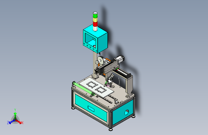 solidworks设计的自动焊锡机