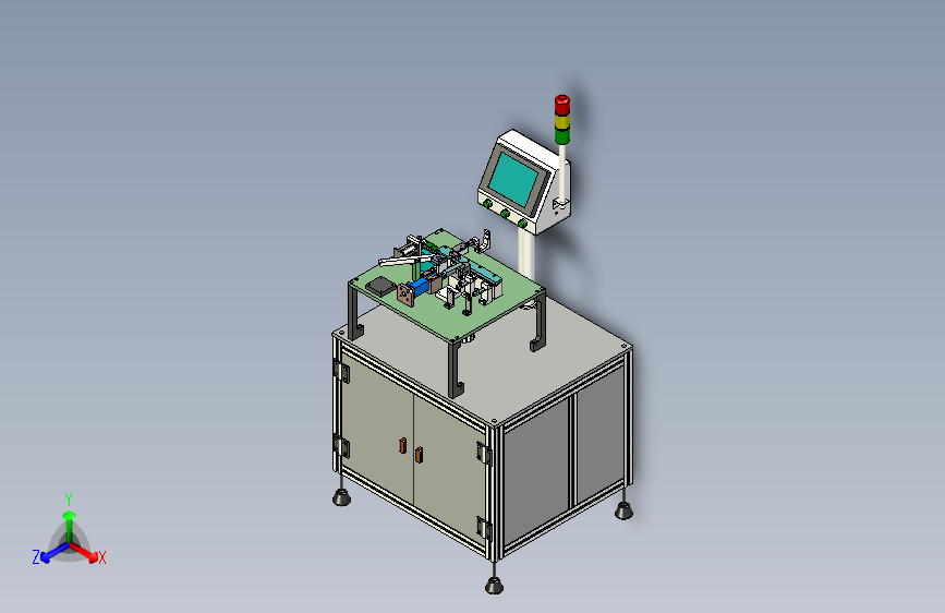 USB自动插端子机：USB2.0 A公插端机.stp