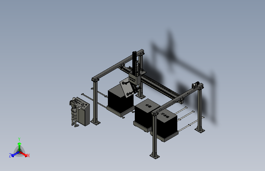 板子翻转检测机械手