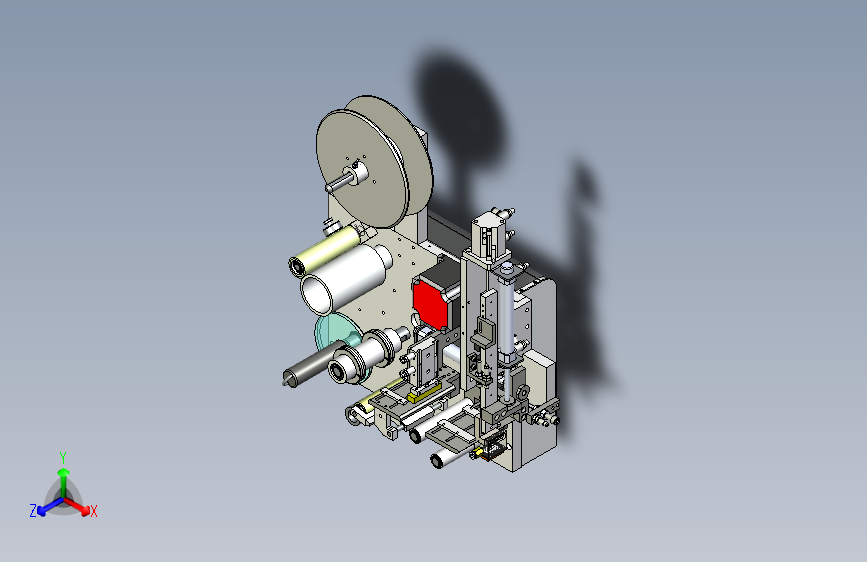 成熟量产型贴标机的贴标模组
