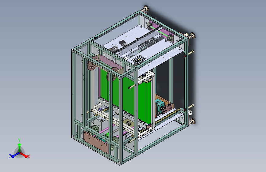 单缸气动升降机