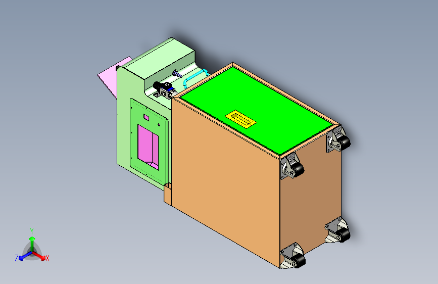手动锁螺丝机总装配体