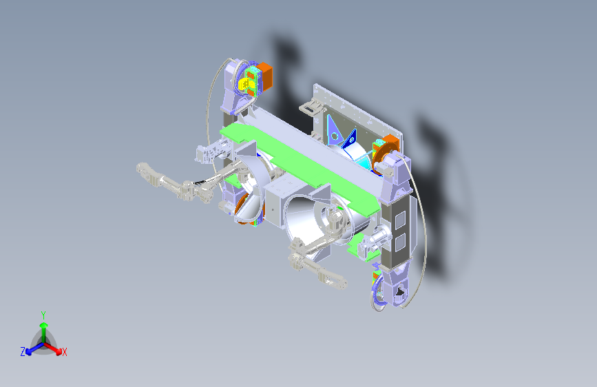 2500-700三轴水平回转变位机