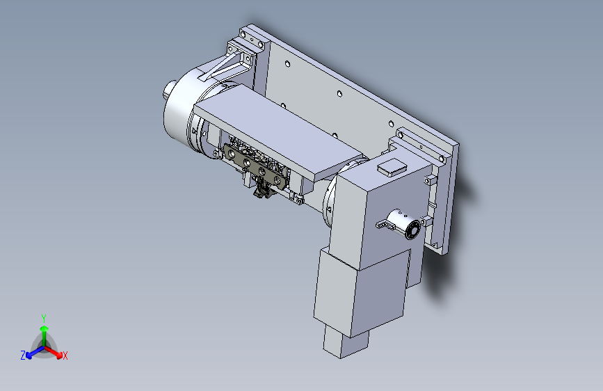 D006--发动机排气歧管精密液压工装夹具SW+STP