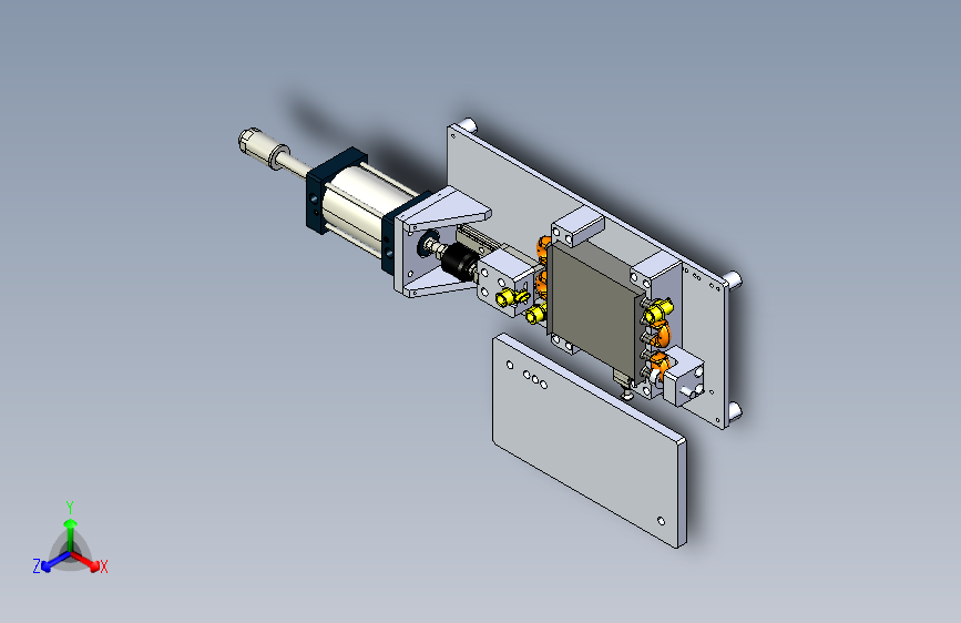 230主换热器接头预装工装