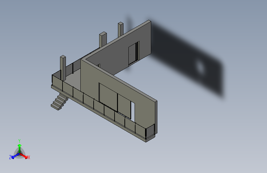 缎面不锈钢阳台配玻璃