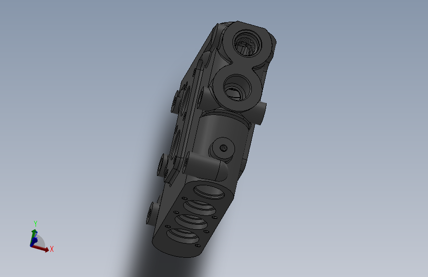 液压分配器箱体